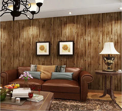 ELMAS Nostalgic Retro Beibehang Wooden Wallpapers - Al Masam Stationery LLC