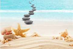 ELMAS Beach Shell 3D Photo Wallpaper Floor Painting - Al Masam Stationery LLC