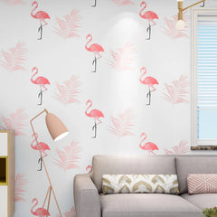 ELMAS Nordic Flamingo 3D Wallpaper for Home Decor - Al Masam Stationery LLC