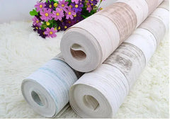 ELMAS Vintage Wood Panel Stripes Wallpaper for Kids Room - Al Masam Stationery LLC