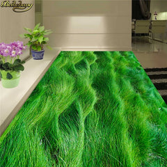 ELMAS Beibehang Custom 3D Green Grass PVC Floor - Al Masam Stationery LLC