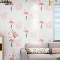 ELMAS Nordic Flamingo 3D Wallpaper for Home Decor - Al Masam Stationery LLC