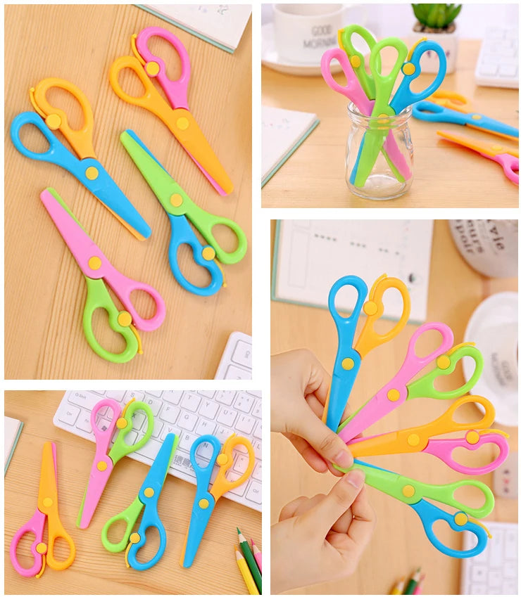 ELMAS Kids Safe Mini Round Head Scissors for Crafts - Al Masam Stationery LLC