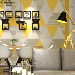 ELMAS Beibehang Nordic Style Wallpaper Geometric Lattice - Al Masam Stationery LLC