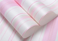 ELMAS Boys Wallpaper Blue/Pink Non-Woven Stripes - Al Masam Stationery LLC