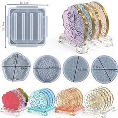 ELMAS Three-Layer Silicone Crystal Mold for Resin Art Decor - Al Masam Stationery LLC