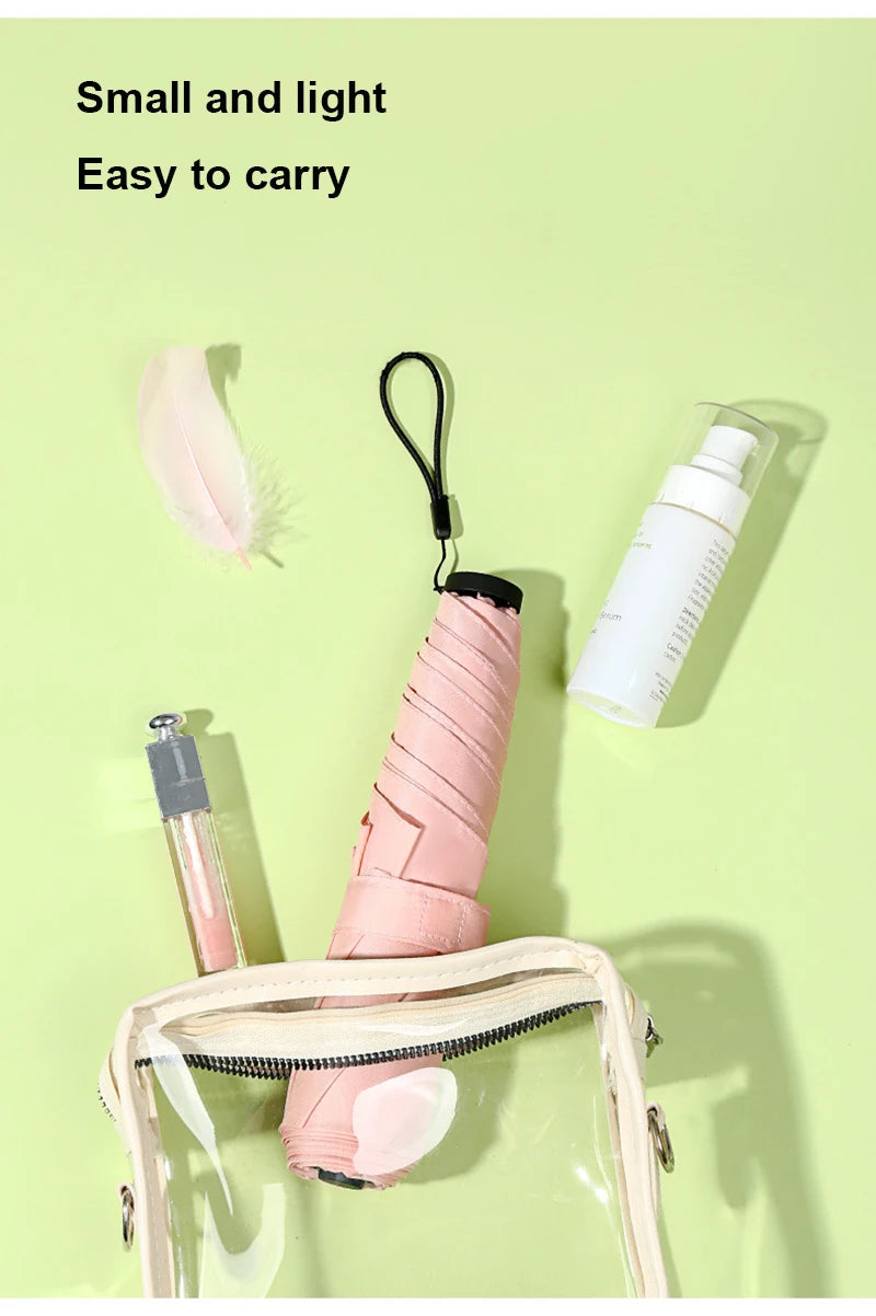 ELMAS 116g Super Lightweight Mini Sun Rain Umbrella - Al Masam Stationery LLC