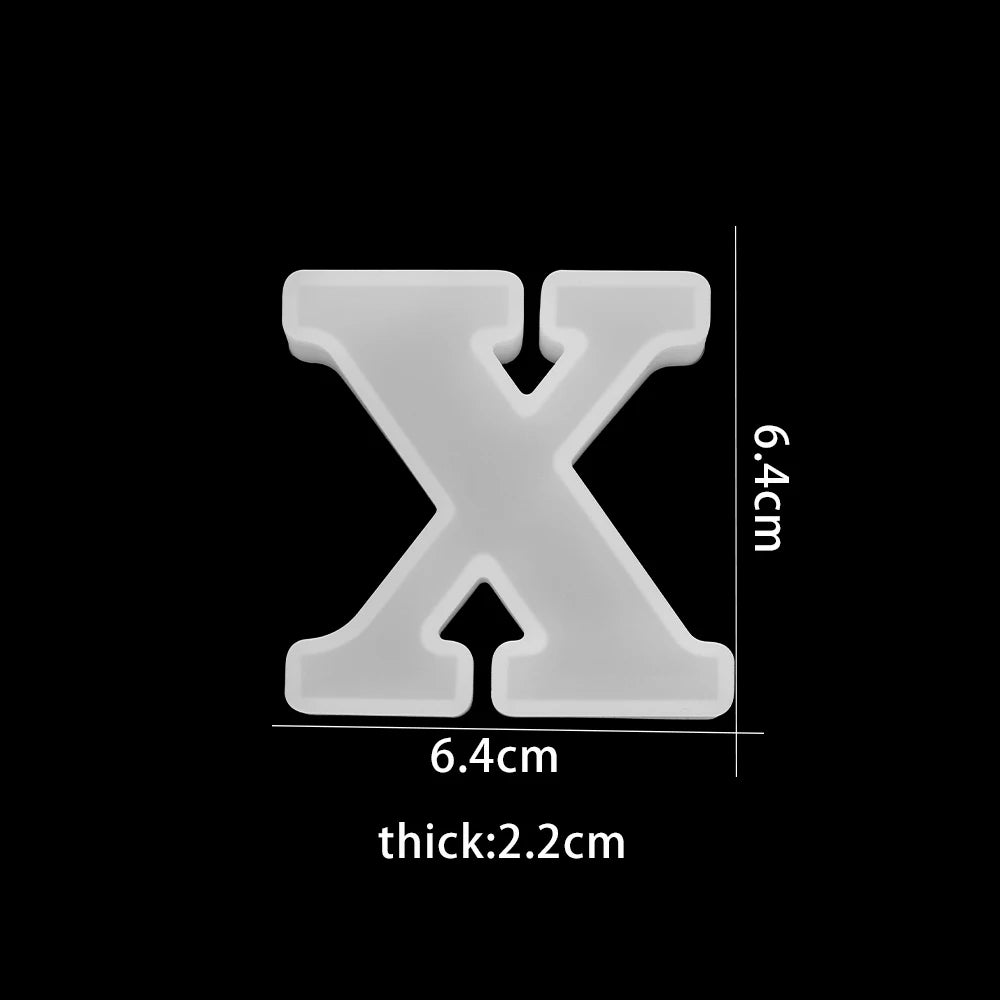 ELMAS 3D Alphabet Silicone Molds for DIY Jewelry & Crafts - Al Masam Stationery LLC