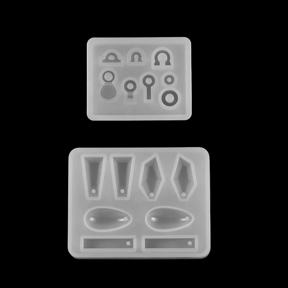 ELMAS Silicone Jewelry Molds - Heart, Round & Rectangle Shapes - Al Masam Stationery LLC