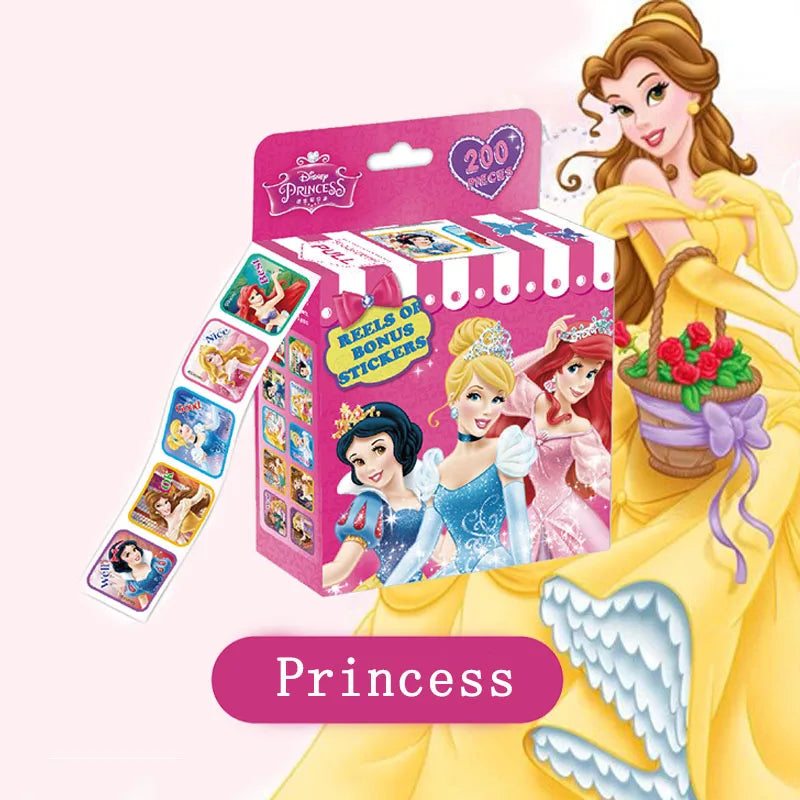 ELMAS 200Pcs/Box Disney Stickers Frozen Mickey Sofia Gift - Al Masam Stationery LLC