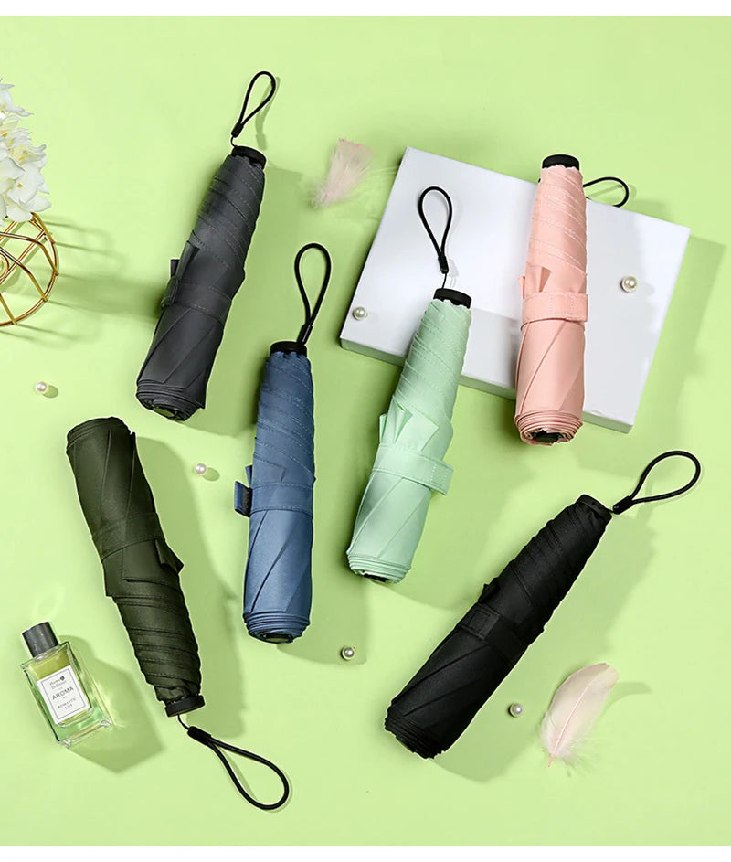 ELMAS 116g Super Lightweight Mini Sun Rain Umbrella - Al Masam Stationery LLC