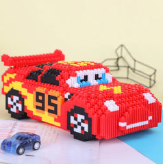 ELMAS Lightning McQueen DIY Building Blocks Toy Set