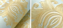 ELMAS Classic Damask 3D Velvet Wallpaper for Home Decor - Al Masam Stationery LLC