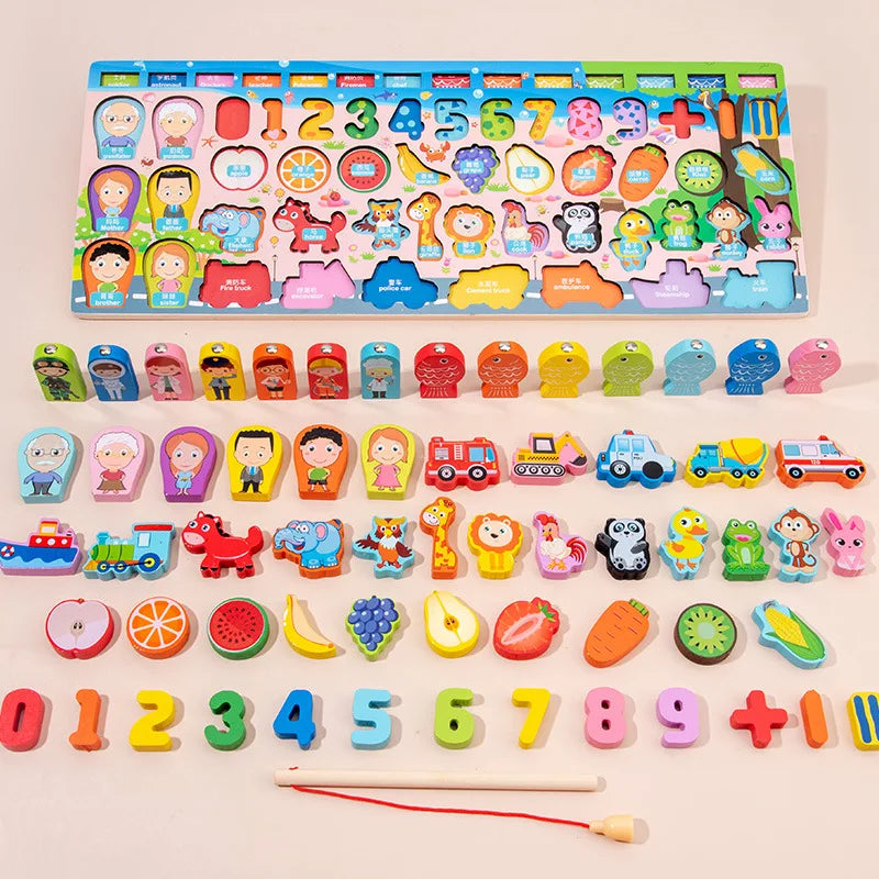 ELMAS QWZ Kids Montessori Educational Math Toys Gifts - Al Masam Stationery LLC