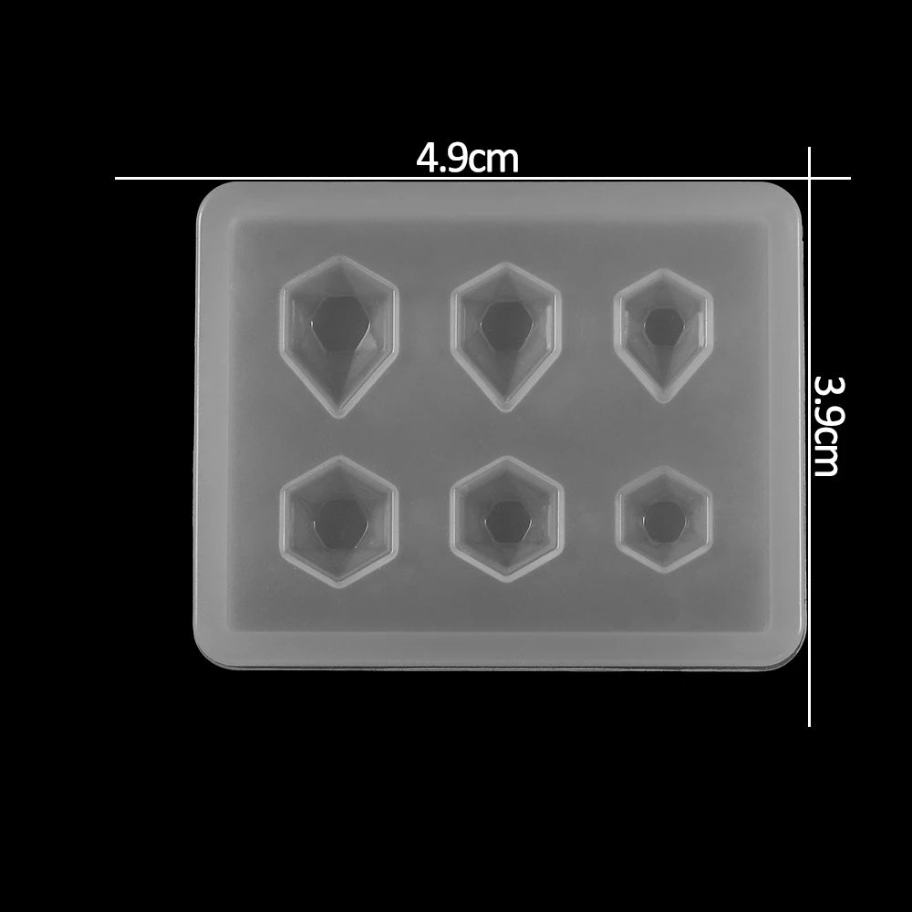 ELMAS Silicone Jewelry Molds - Heart, Round & Rectangle Shapes - Al Masam Stationery LLC