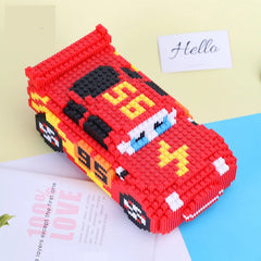 ELMAS Lightning McQueen DIY Building Blocks Toy Set