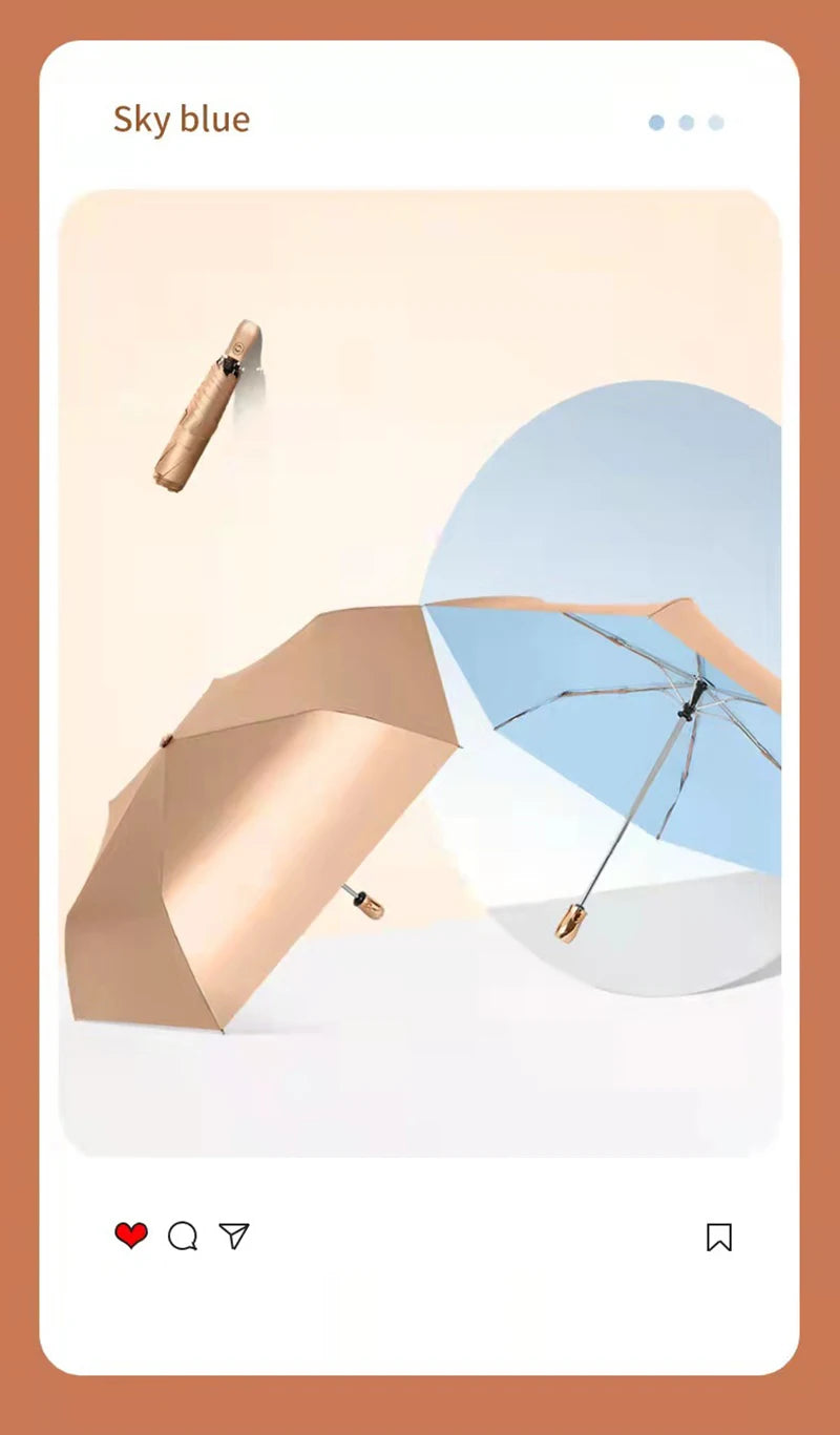 ELMAS New 6 Ribs Ultra-light Folding Umbrella for All - Al Masam Stationery LLC