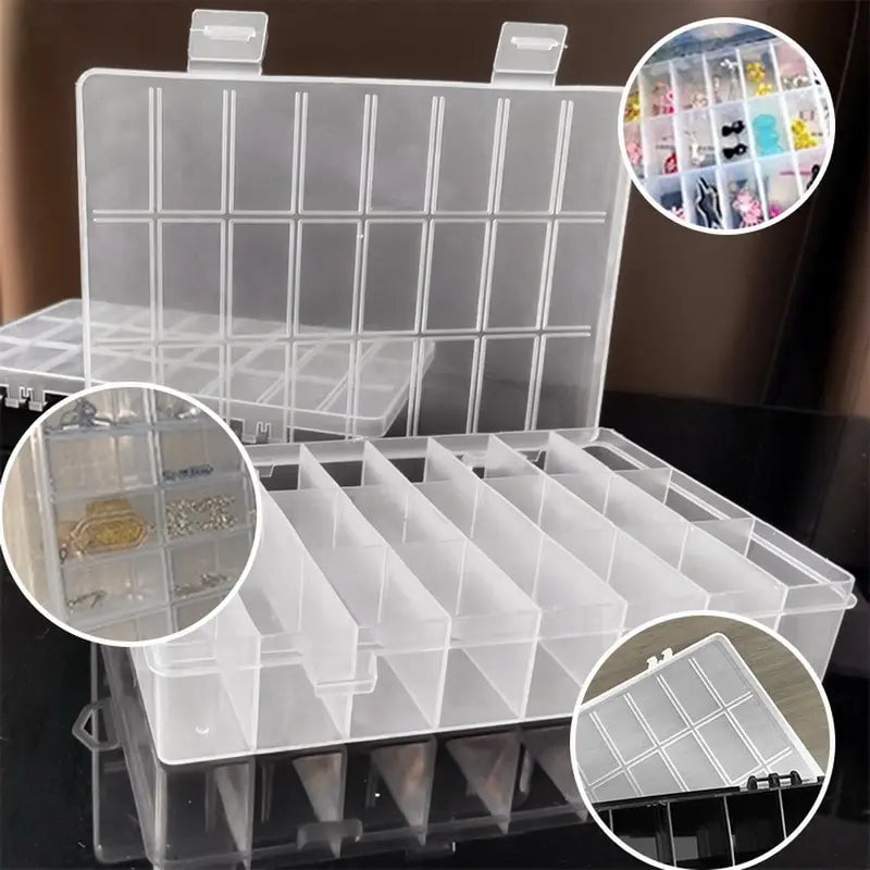 ELMAS Versatile 24 Compartment Organizer Storage Box - Al Masam Stationery LLC