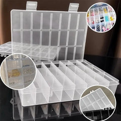 ELMAS Versatile 24 Compartment Organizer Storage Box