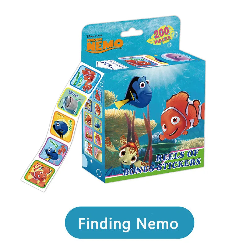 ELMAS 200Pcs/Box Disney Stickers Frozen Mickey Sofia Gift - Al Masam Stationery LLC