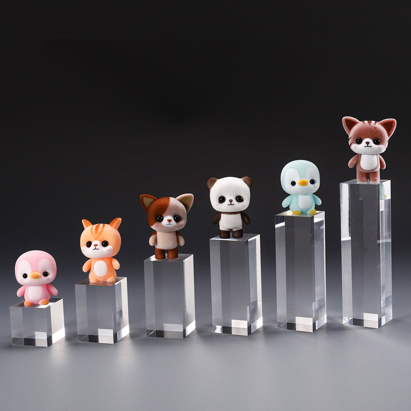 ELMAS Acrylic Plexiglass Square Jewelry Holder Stand - Al Masam Stationery LLC