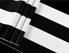 ELMAS Beibehang 3D Black And White Stripes Wallpaper - Al Masam Stationery LLC