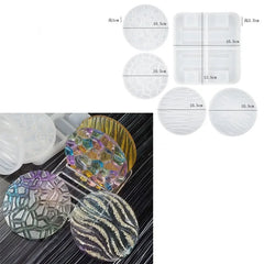 ELMAS Three-Layer Silicone Crystal Mold for Resin Art Decor - Al Masam Stationery LLC