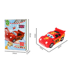 ELMAS Lightning McQueen DIY Building Blocks Toy Set