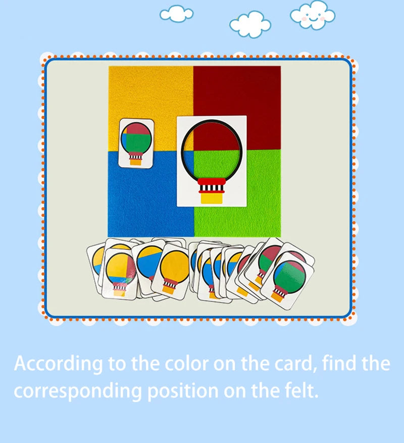 ELMAS Montessori Felt Toys for Logical Thinking Games - Al Masam Stationery LLC