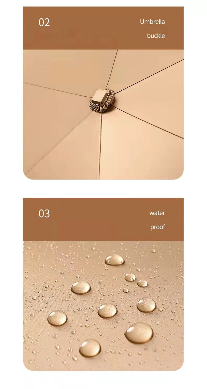 ELMAS New 6 Ribs Ultra-light Folding Umbrella for All - Al Masam Stationery LLC