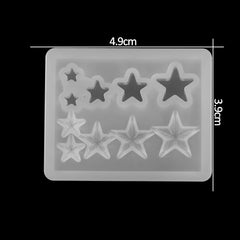 ELMAS Silicone Jewelry Molds - Heart, Round & Rectangle Shapes - Al Masam Stationery LLC