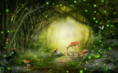 ELMAS Custom Dream Forest Mural Wallpaper for Kids Room - Al Masam Stationery LLC