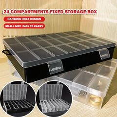 ELMAS Versatile 24 Compartment Organizer Storage Box