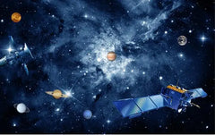 ELMAS Universe Galaxy 3D Mural Wallpaper for Walls - Al Masam Stationery LLC