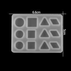 ELMAS Silicone Jewelry Molds - Heart, Round & Rectangle Shapes - Al Masam Stationery LLC