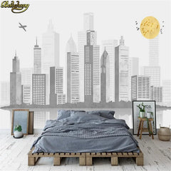ELMAS Custom 3D Mural Urban Panorama Wallpaper - Al Masam Stationery LLC