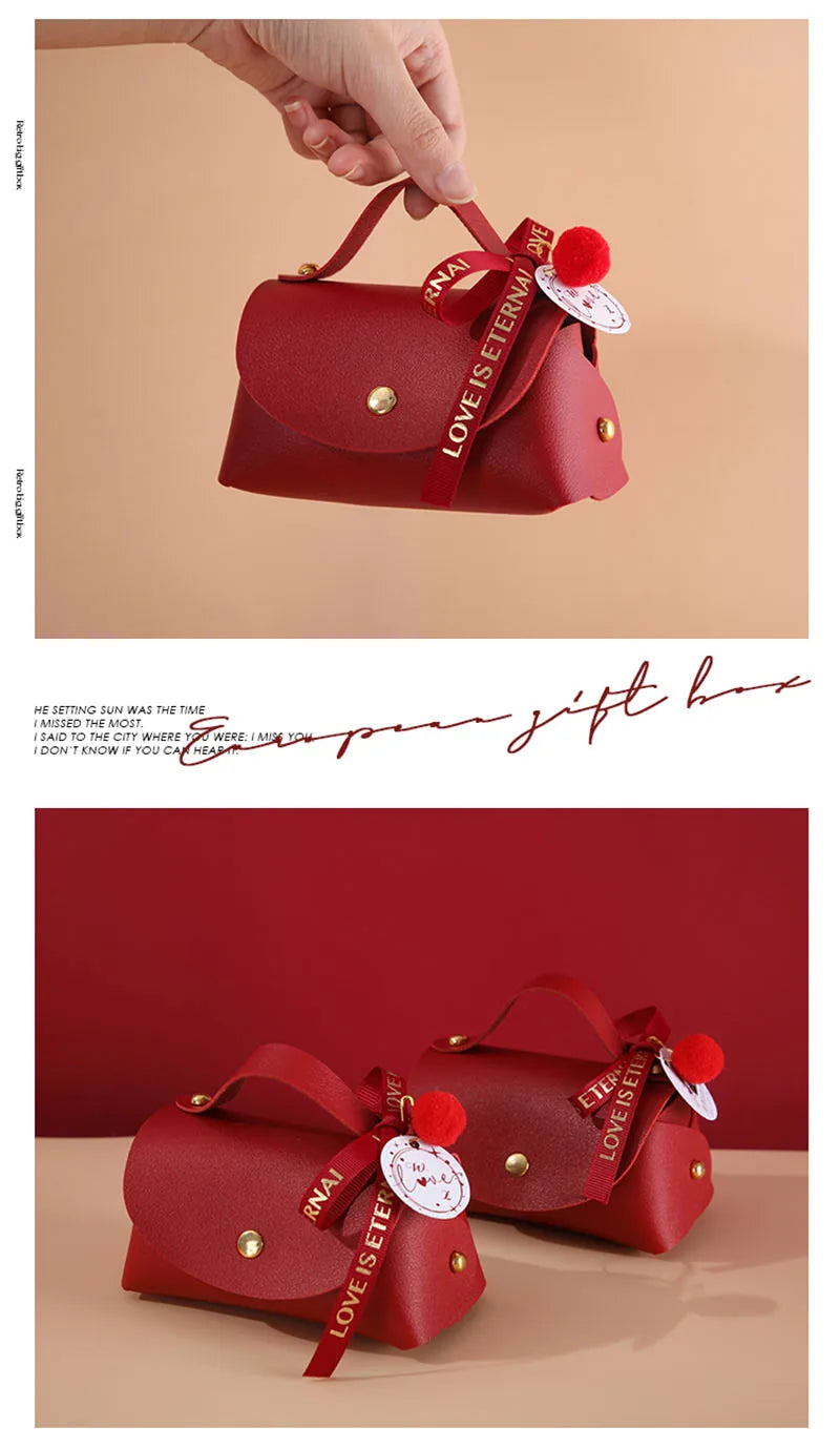 ELMAS Wedding Favors And Candy Box Gift Bags With Handles - Al Masam Stationery LLC