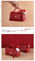 ELMAS Wedding Favors Leather Candy Box For Special Events - Al Masam Stationery LLC