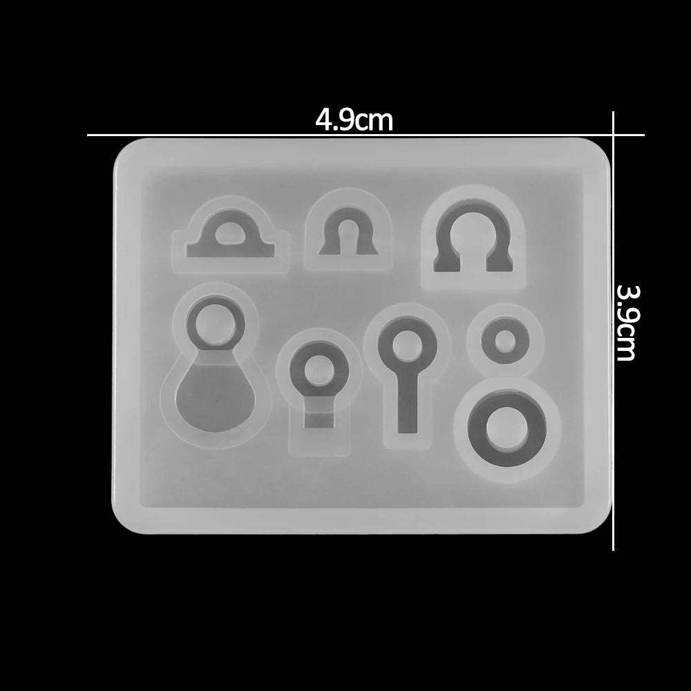ELMAS Silicone Jewelry Molds - Heart, Round & Rectangle Shapes - Al Masam Stationery LLC