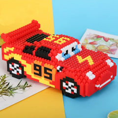 ELMAS Lightning McQueen DIY Building Blocks Toy Set