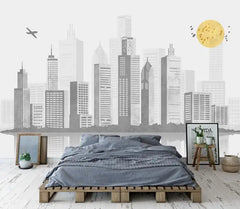ELMAS Custom 3D Mural Urban Panorama Wallpaper - Al Masam Stationery LLC