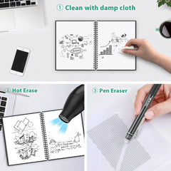 ELMAS Eco-Friendly Smart Reusable Notebook Collection