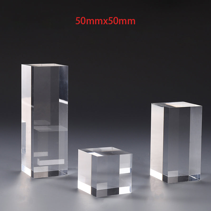 ELMAS Acrylic Plexiglass Square Jewelry Holder Stand - Al Masam Stationery LLC