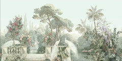 ELMAS Custom 3D Wallpaper Mural White Peacock Garden - Al Masam Stationery LLC