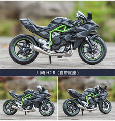 ELMAS 1:18 Kawasaki H2 R Ninja Diecast Model Collectible