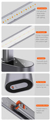 ELMAS Smart LED Desk Lamp - Eye-Caring Dimmable Light