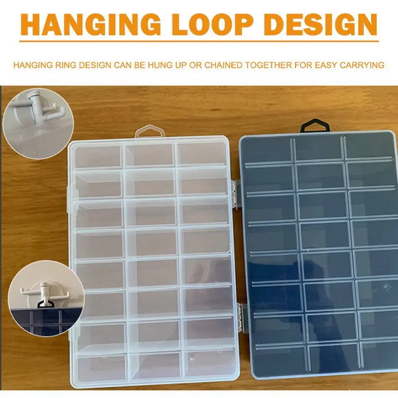 ELMAS Versatile 24 Compartment Organizer Storage Box - Al Masam Stationery LLC