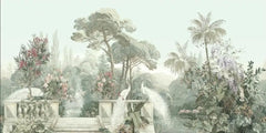 ELMAS Custom 3D Wallpaper Mural White Peacock Garden - Al Masam Stationery LLC