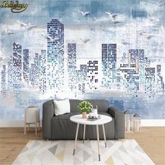 ELMAS Custom 3D Mural Urban Panorama Wallpaper - Al Masam Stationery LLC