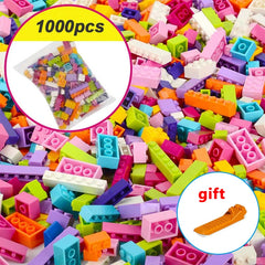 ELMAS 1000-Piece Creative Building Blocks Set for Kids